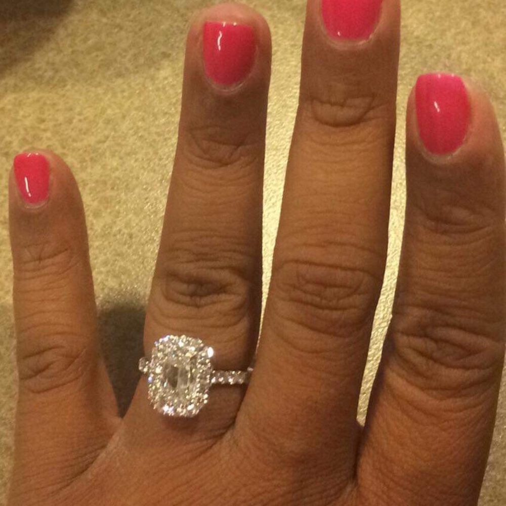 Henri Daussi Engagement Ring - Picture 4 of 5